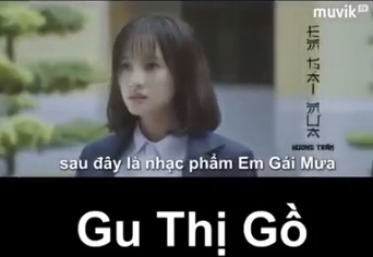 Em gái mưa khi được chuyển sang bộ chữ cái tiếng Việt mới 