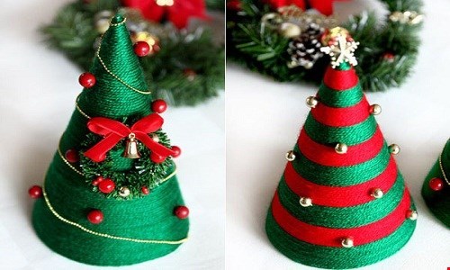 Cách làm cây thông Noel bằng giấy cực đẹp tại nhà2