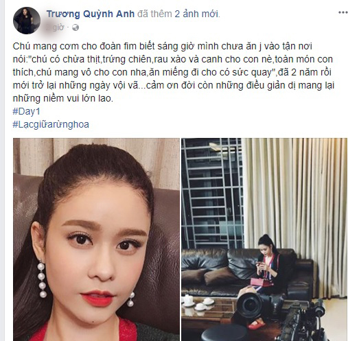 Trương Quỳnh Anh lần đầu chia sẻ trên mạng xã hội sau lùm xùm ảnh thân mật với Bình Minh 