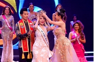 Dương Yến Ngọc đăng quang Hoa hậu Quý bà Hòa bình Châu Á