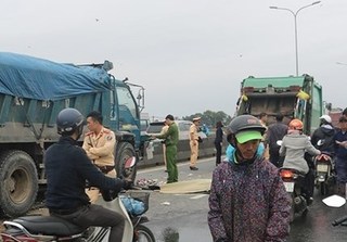Quảng Nam: Công nhân vệ sinh môi trường bị xe tải tông tử vong
