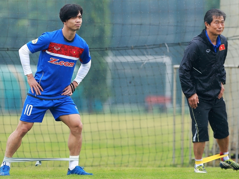 Tiền đạo Công Phượng trở lại tập luyện cùng U23 Việt Nam
