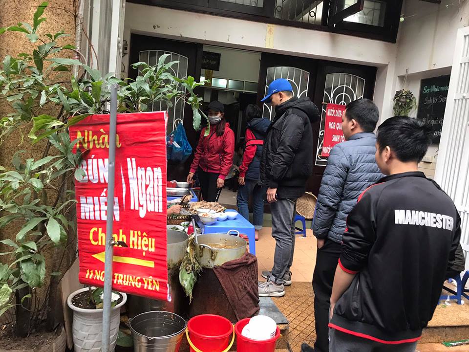 Cửa hàng quán bún Nhàn