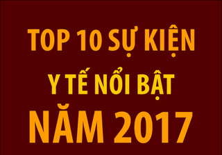 Top 10 sự kiện y tế nổi bật năm 2017