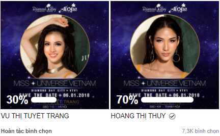 Hoàng Thùy chiến thắng thuyết phục giải Best Face Hoa hậu Hoàn vũ Việt Nam 2017 2
