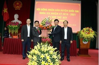 Hà Nội: Huyện Quốc Oai có Chủ tịch HĐND mới