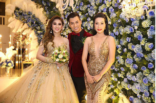 Dàn sao Việt đình đám dự đám cưới của Lâm Khánh Chi tại Sài Gòn