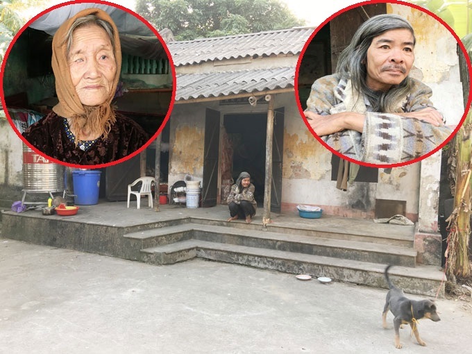 Nam Định: Xót thương mẹ già nhiều năm vò võ nuôi 2 con bị bệnh tâm thần 1