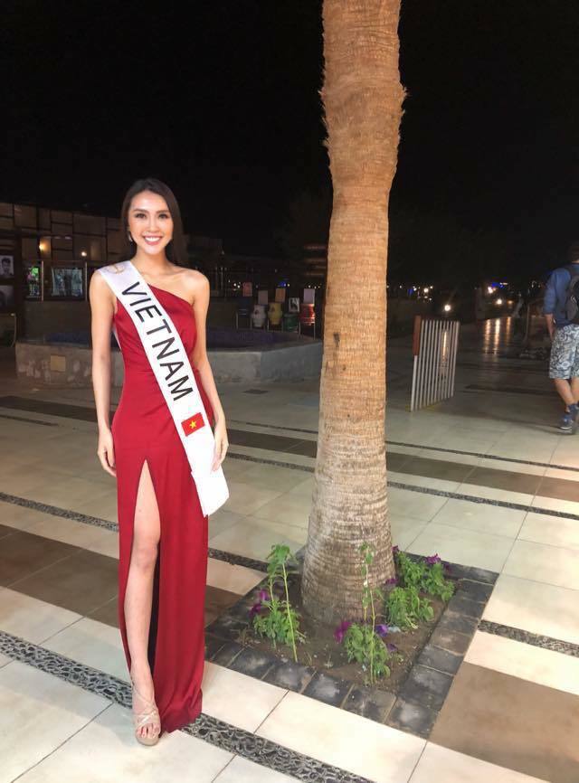 Những hình ảnh đầu tiên của Tường Linh tại cuộc thi Hoa hậu Liên lục địa 2017 