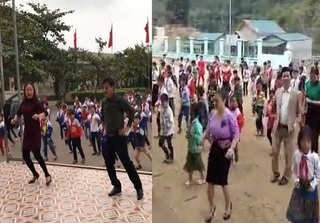 Những clip thầy cô giáo nhảy cùng học sinh nhịp điệu gây sốt mạng