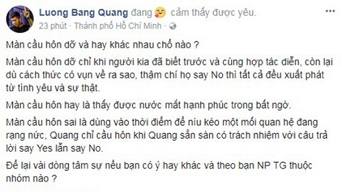 Sao Việt nói gì về việc Trường Giang cầu hôn Nhã Phương trên sóng truyền hình? 5