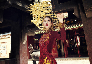 Hé lộ trang phục truyền thống của Tường Linh tại Hoa hậu Liên lục địa