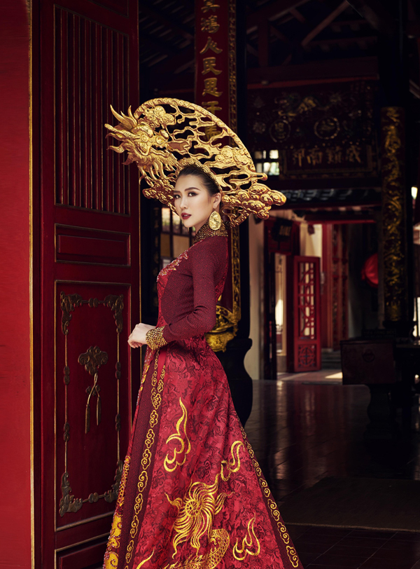 Hé lộ trang phục truyền thống của Tường Linh tại Hoa hậu Liên lục địa 5