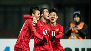 Bộ đôi cầu thủ của U23 Việt Nam tự tin trước trận đấu với U23 Qatar
