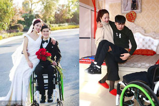 Chàng trai khuyết tật nhờ livestream mà tìm được vợ xinh đẹp