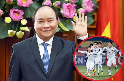 Thủ tướng gọi điện chúc mừng đội tuyển U23 Việt Nam