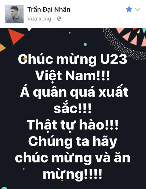 sao việt nói gì về trận chung kết của đội tuyển U23 Việt Nam đại nhân
