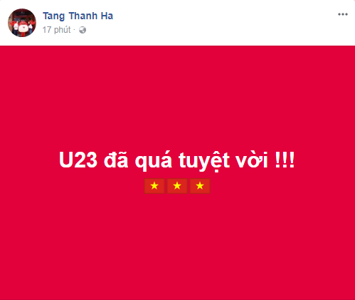 sao việt nói gì về trận chung kết của đội tuyển U23 Việt Nam tăng thanh hà