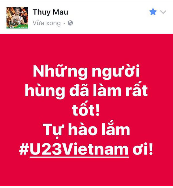 sao việt nói gì về trận chung kết của đội tuyển U23 Việt Nam mâu thủy