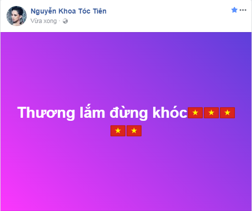 sao việt nói gì về trận chung kết của đội tuyển U23 Việt Nam tóc tiên