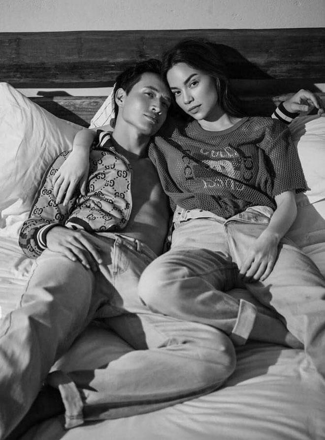 Hồ Ngọc Hà khoe ảnh chụp trên giường với Kim Lý