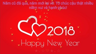 Lời chúc mừng năm mới 2018 dành cho người yêu