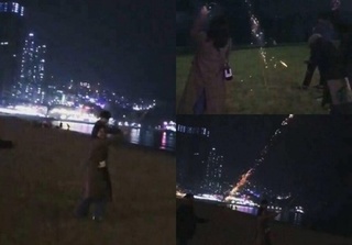 Rò rỉ hình ảnh Chi Pu đi ngắm pháo hoa với ''bạn trai tin đồn'' Hàn Quốc?