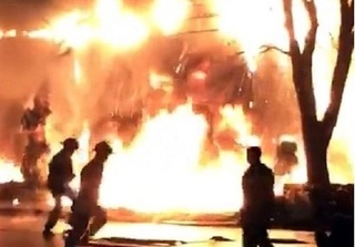 Quảng Bình: Cháy lớn tại ngân hàng VP Bank