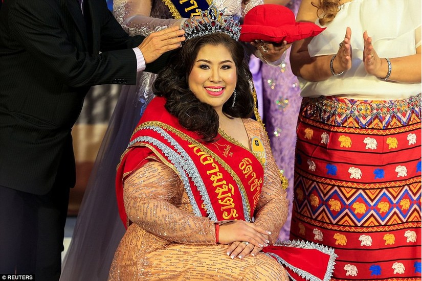 Hoa hậu ngoại cỡ của Thái Lan. Ảnh: Reuters