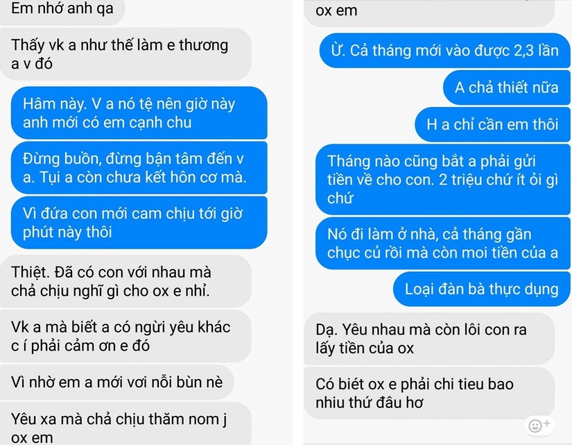 Chồng kể xấu mình với bồ nhí, vợ trẻ định ép plastic gửi nhà nội