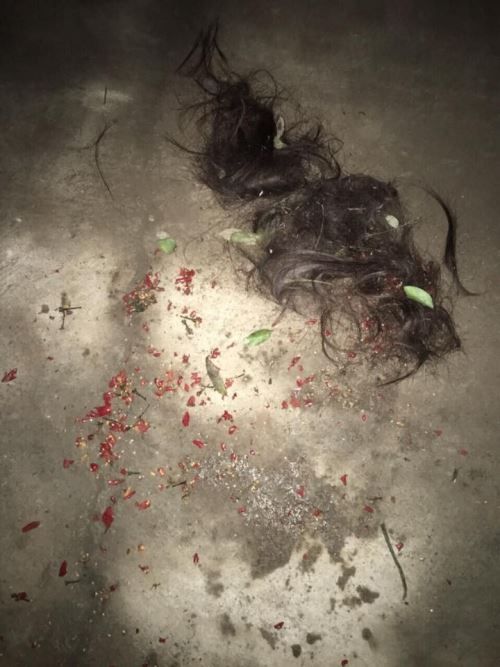 Hiện trường vụ đánh ghen