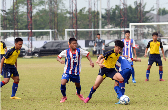 U15 PVF đã xuất sắc đánh bại U15 Nakhon Ratchashima FC 