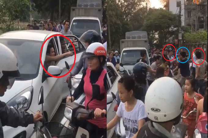 Bị nhắc nhở vì dừng xe giữa đường ăn mít, nhóm thanh niên lao vào đánh người
