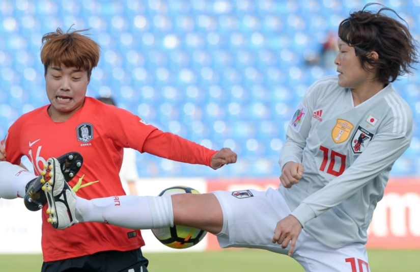 nữ Nhật Bản thắng đậm Việt Nam 4-0 và leo lên ngôi đầu BXH