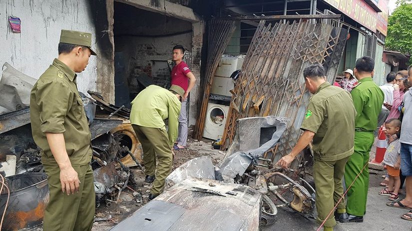 Vụ ba mẹ con chết cháy ở Nam Định