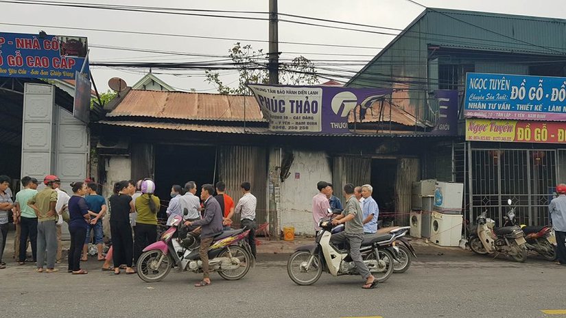 Vụ 3 người chết cháy ở Nam Định, người mẹ vẫn ôm 2 con
