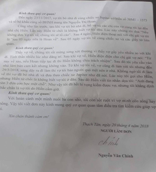 Vợ theo tà đạo Hội Thánh Đức Chúa Trời, chồng bất lực ngồi nhà chăm đàn con ngây dại