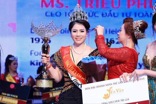 Hoa hậu Doanh nhân thế giới người Việt 2018 mua bán hóa đơn