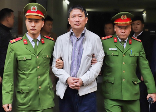 Trịnh Xuân Thanh rút đơn kháng cáo vắng mặt tại tòa