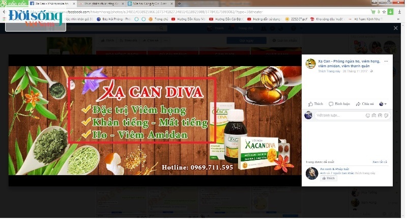 Công ty CP Dược phẩm Diva quảng cáo gian dối