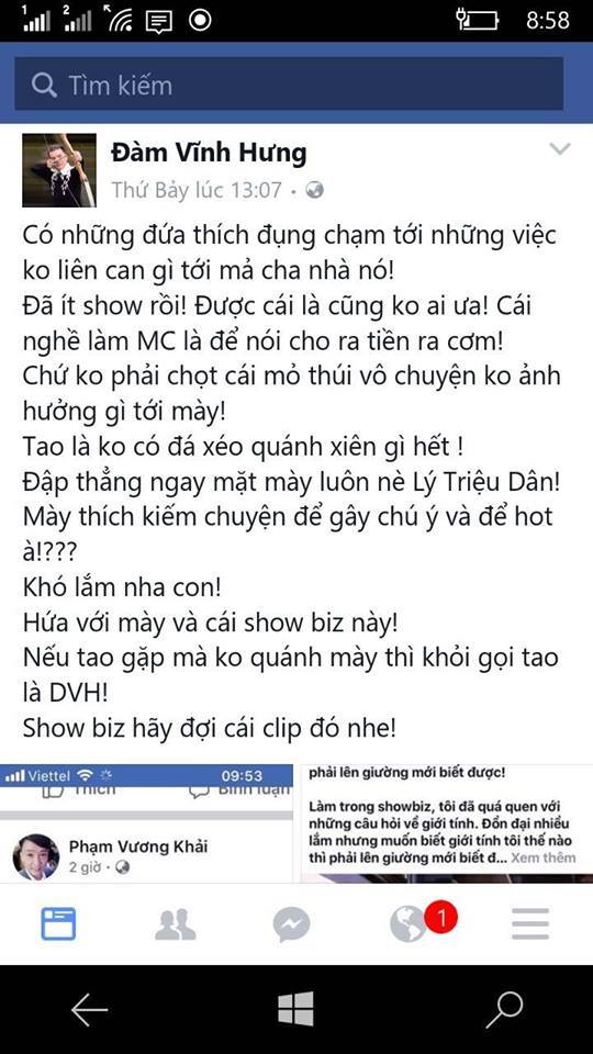 MC Lý Triệu Dân kiện Thu Hoài, Đàm Vĩnh Hưng và fan để bảo vệ sự an toàn
