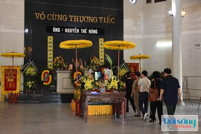 Tang lễ của lái tàu Nguyễn Thế Hùng được tổ chức vào sáng nay