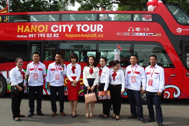 Tuyến buýt hai tầng đầu tiên ở Hà Nội: Giá vé 300 ngàn đồng/4h