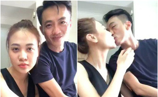 Cường Đô la gọi Đàm Thu Trang là vợ, công khai hôn nhau trong livestream