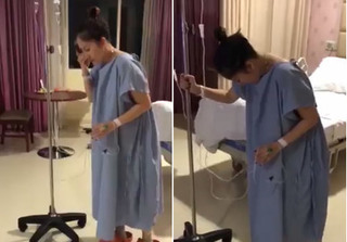 Khánh Thi bật khóc tập đi sau khi sinh mổ con gái