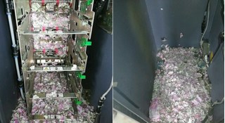 Chuột đột nhập cây ATM, 400 triệu tiền mặt hóa giấy vụn