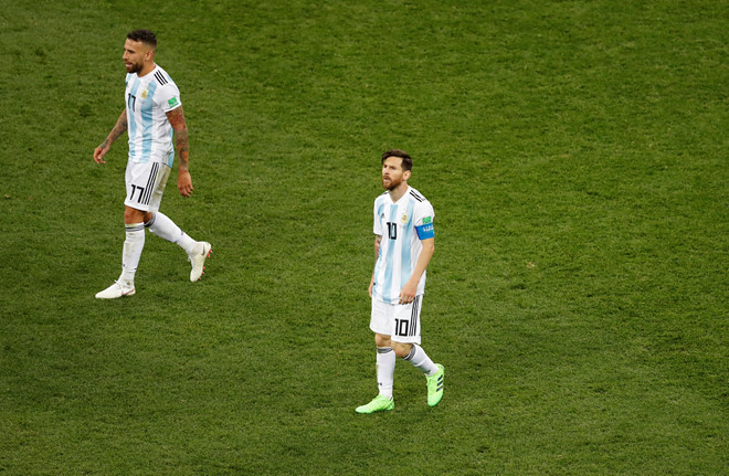đội tuyển Argentina đã gây thất vọng tràn trề khi để thua đậm 0-3 trước Croatia 