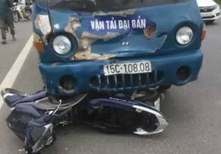 Thái Bình: Va chạm với xe tải, người đàn ông tử vong