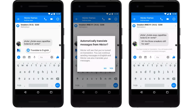 Facebook Messenger sắp có tính năng tự dịch tin nhắn