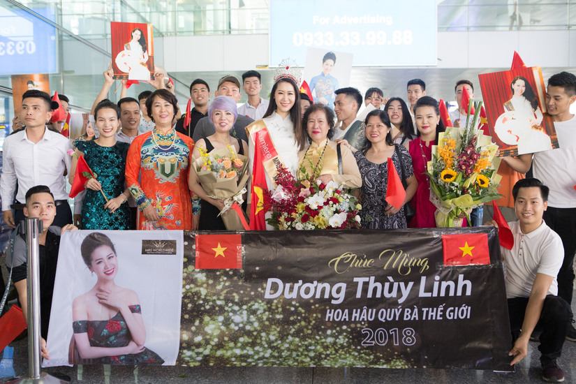 Vừa về nước, tân hoa hậu Dương Thùy Linh tham gia phòng chống đuối nước trẻ em